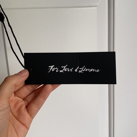 For Love & Lemons black satin maxi slip - Picture 5 of 6